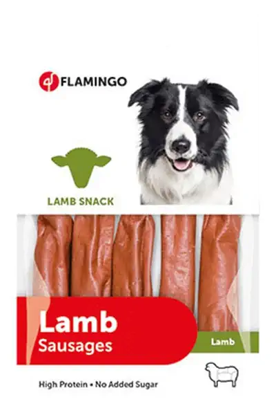 Flamingo Lambsnack Kuzulu Sosis Köpek Ödül Maması 85gr