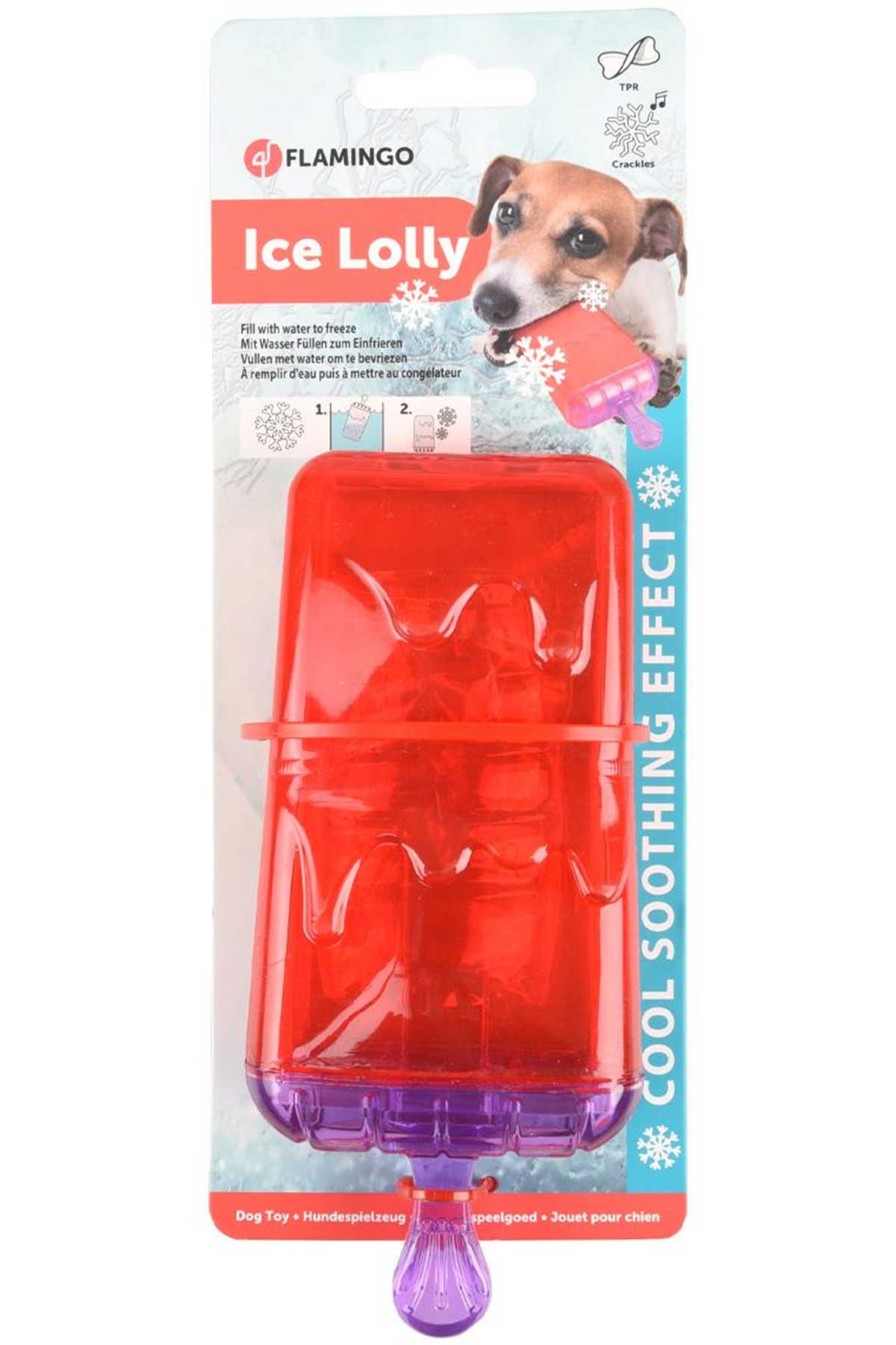 Flamingo Lolly Dondurma Kabı Köpek Oyuncağı 16cm