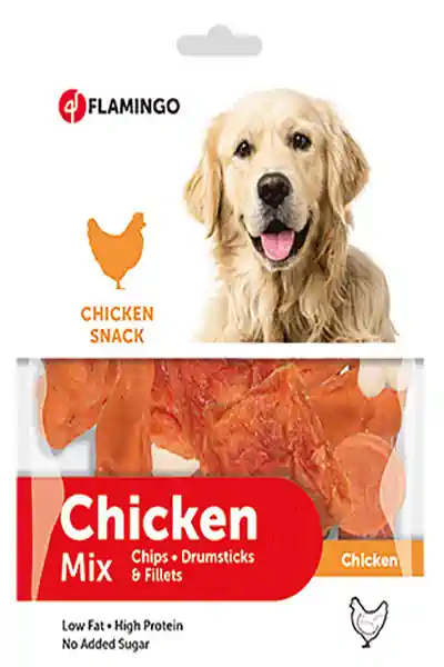 Flamingo Mix Tavuklu Karışık Köpek Ödül Maması 170 gr