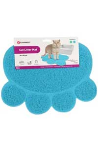 FLAMINGO - Flamingo Pati Şekilli Kedi Tuvalet Paspası Mavi&Yeşil