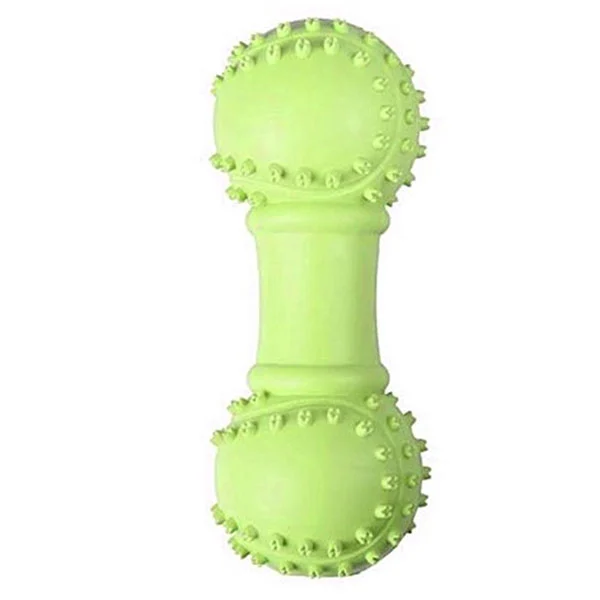 FLAMINGO - Flamingo Scrum Dumbell Köpekler İçin Oyuncak 10cm Yeşil