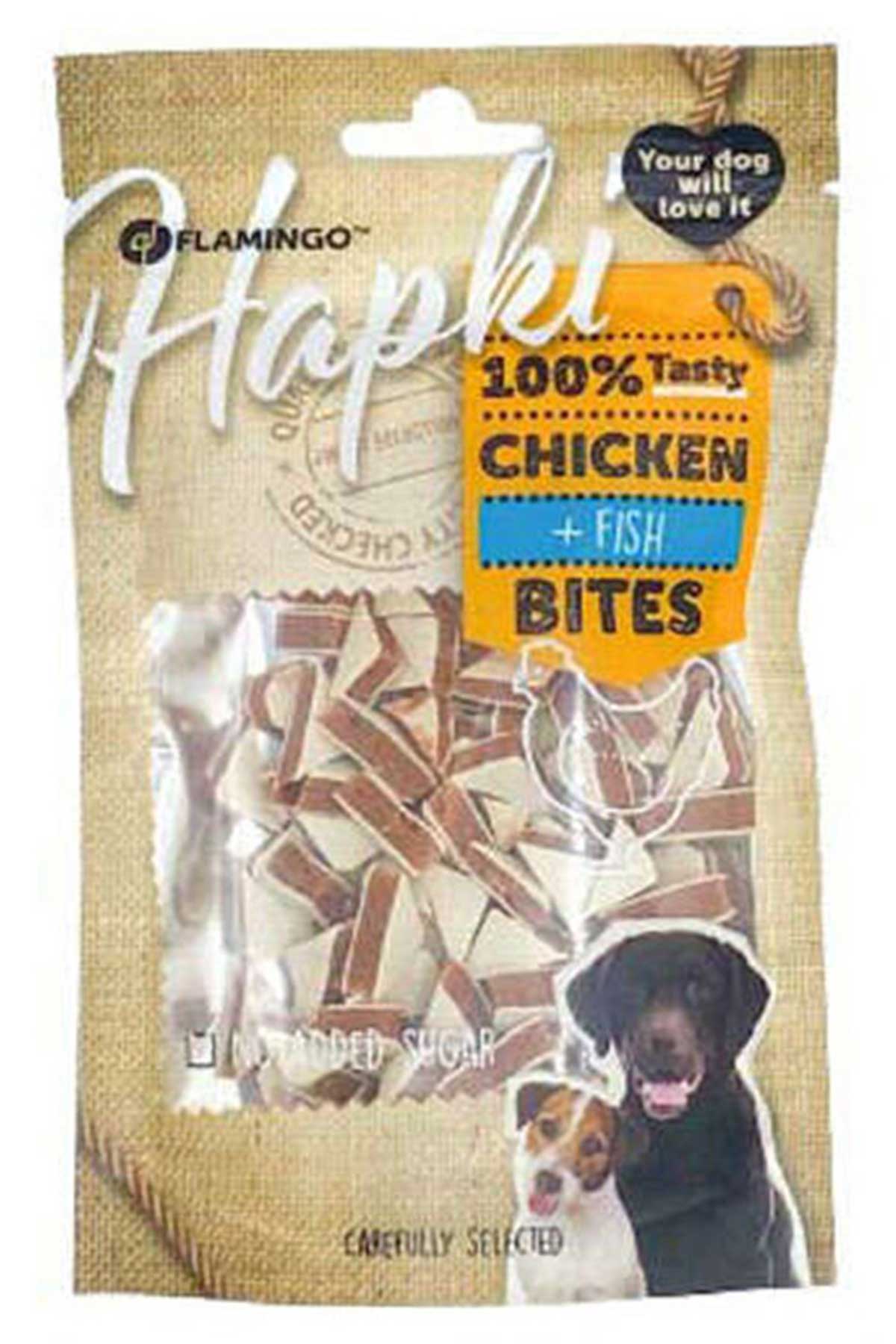 Flamingo Hapki Tavuklu ve Balıklı Sandviç Köpek Ödül Maması 85gr