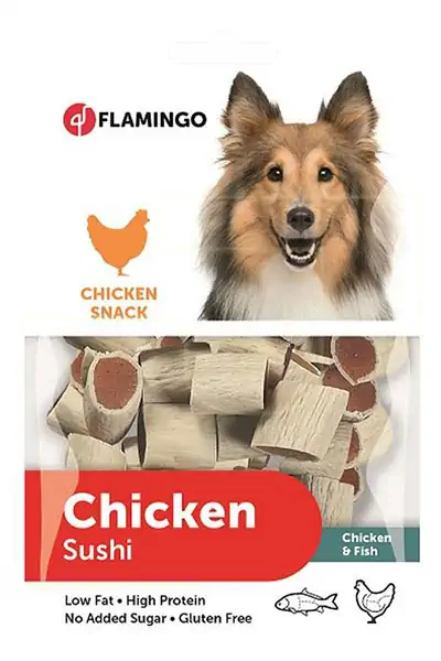 Flamingo Tavuklu Ve Balıklı Suşi Köpek Ödül Maması 85gr