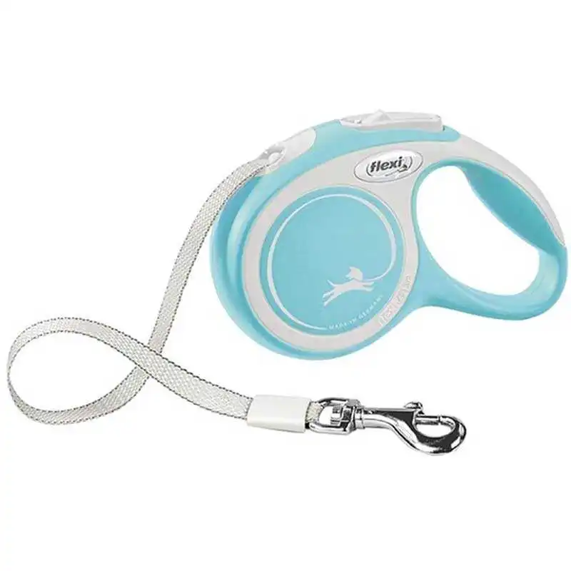 Flexi New Comfort Otomatik Şerit Köpek Gezdirme Kayışı 3mt (XS) Açık Mavi