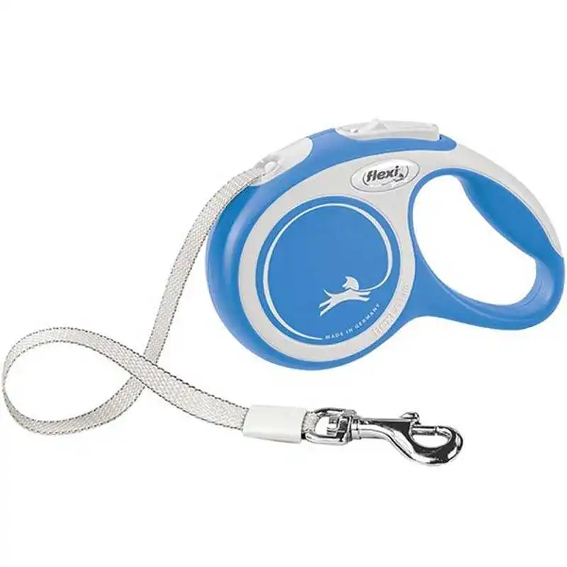 Flexi New Comfort Otomatik Şerit Köpek Gezdirme Kayışı 3mt (XS) Mavi