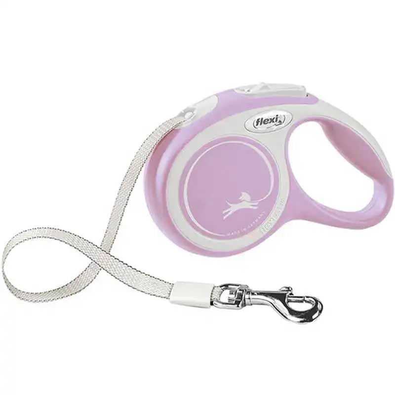 Flexi New Comfort Otomatik Şerit Köpek Gezdirme Kayışı 5mt (M) Rose - Thumbnail