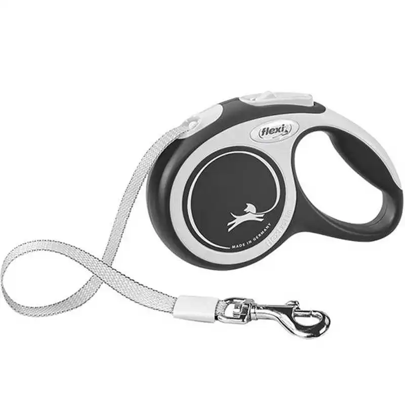 Flexi New Comfort Otomatik Şerit Köpek Gezdirme Kayışı 5mt (L) Siyah