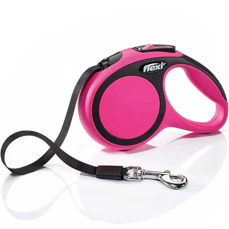 Flexi New Comfort Otomatik Şerit Köpek Gezdirme Kayışı 3mt (XS) Pembe