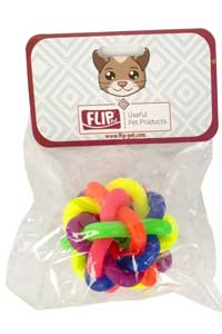 FLIP - Flip Plastik Dental Gökkuşağı Top Küçük-6 Adet