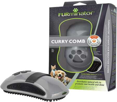 Furminator Curry Comb Köpek Masaj Tarağı - Thumbnail