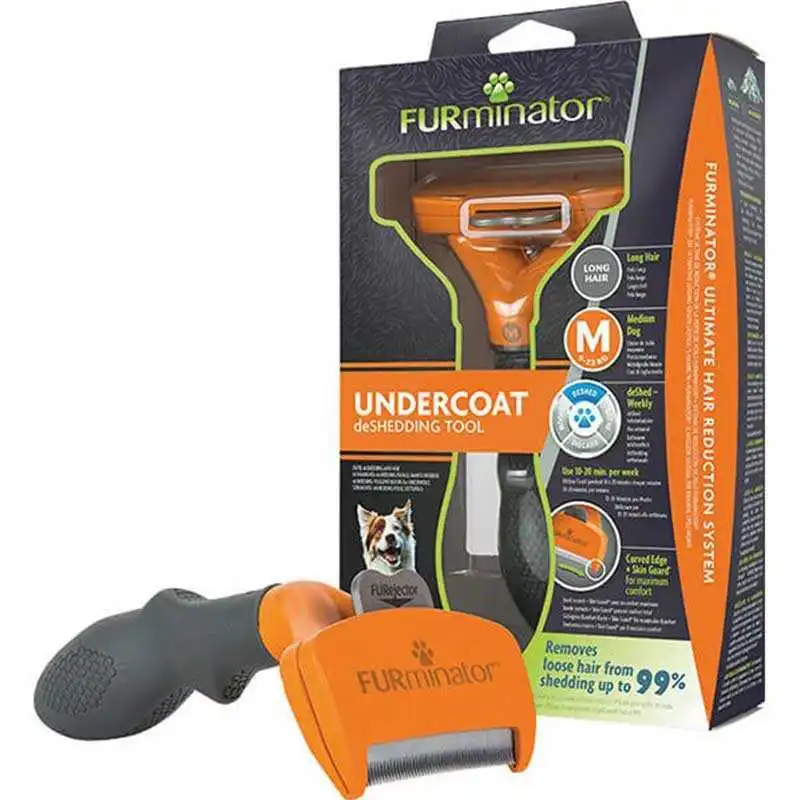 FURMINATOR - Furminator Uzun Tüylü Köpekler İçin Köpek Tarağı (M)