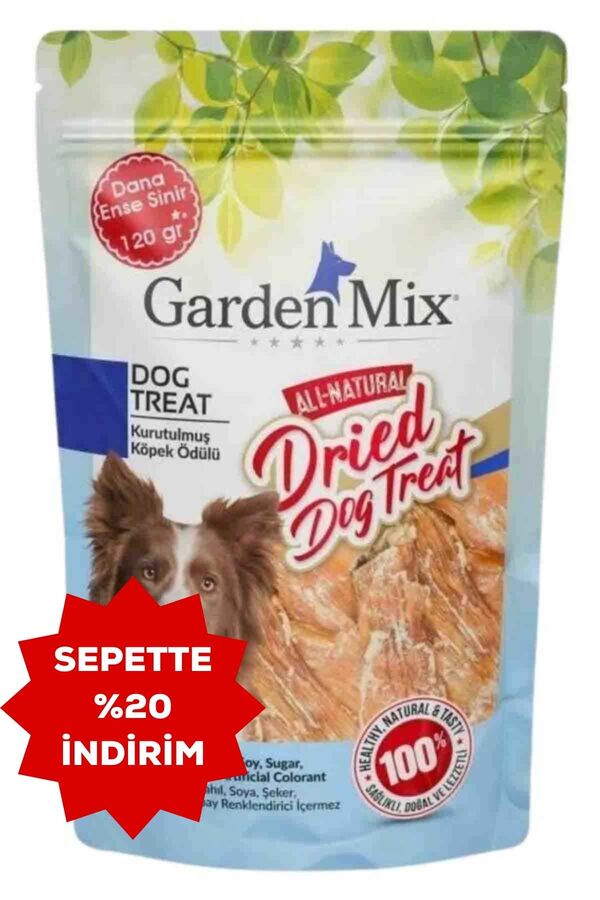 Garden Mix Kurutulmuş Dana Ense Siniri Köpek Ödülü 120gr