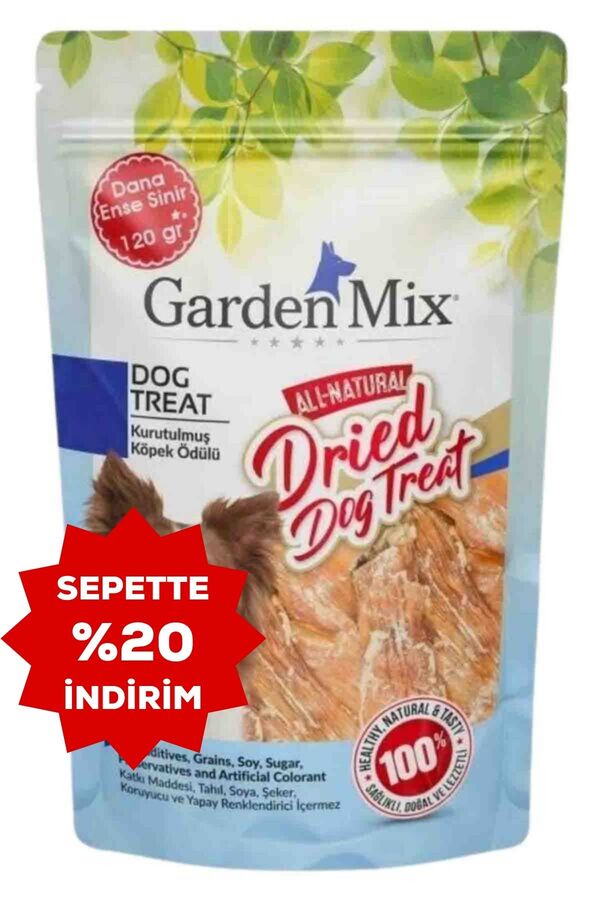 Garden Mix Kurutulmuş Dana Ense Siniri Köpek Ödülü 120gr