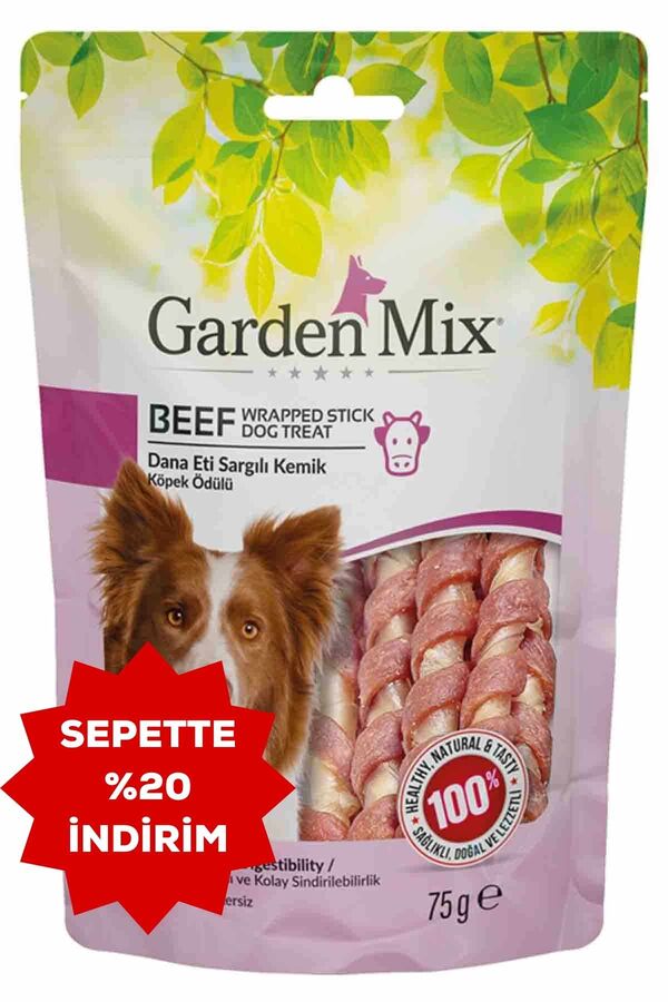 Gardenmix Dana Etli Kemik Köpek Ödül Maması 75gr