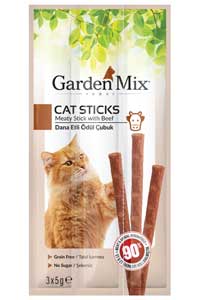 GARDEN MIX - Garden Mix Dana Etli Kedi Ödül Çubuğu 3x15gr