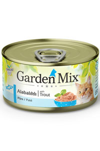 Garden Mix Kıyılmış Alabalıklı Tahılsız Yetişkin Kedi Konservesi 85gr