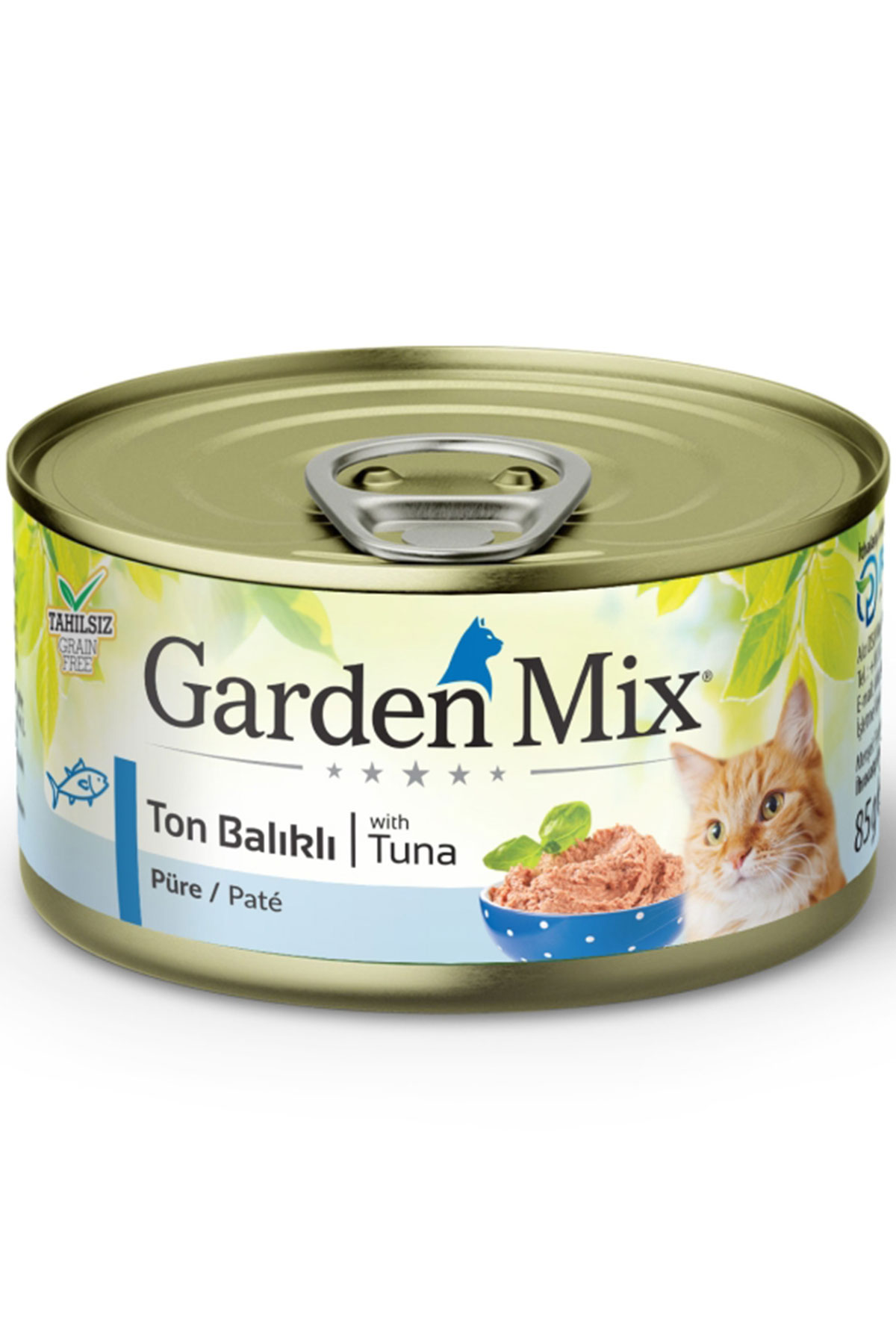 Garden Mix Kıyılmış Ton Balıklı Tahılsız Yetişkin Kedi Konservesi 85gr