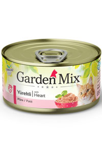 Garden Mix Kıyılmış Yürekli Tahılsız Yetişkin Kedi Konservesi 85gr
