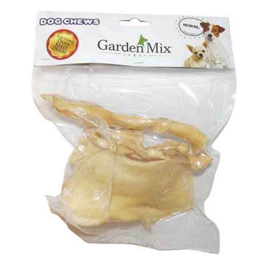 Garden Mix Kurutulmuş Dana Kelle Derisi Köpek Ödül Maması 100gr