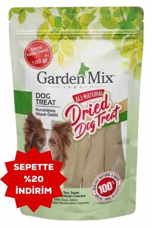 Garden Mix Kurutulmuş Dana Kelle Derisi Köpek Ödülü 100gr - Thumbnail