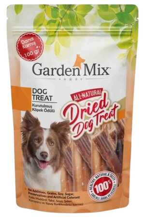 Garden Mix Kurutulmuş Dana Kamışı Köpek Ödülü 100gr - Thumbnail
