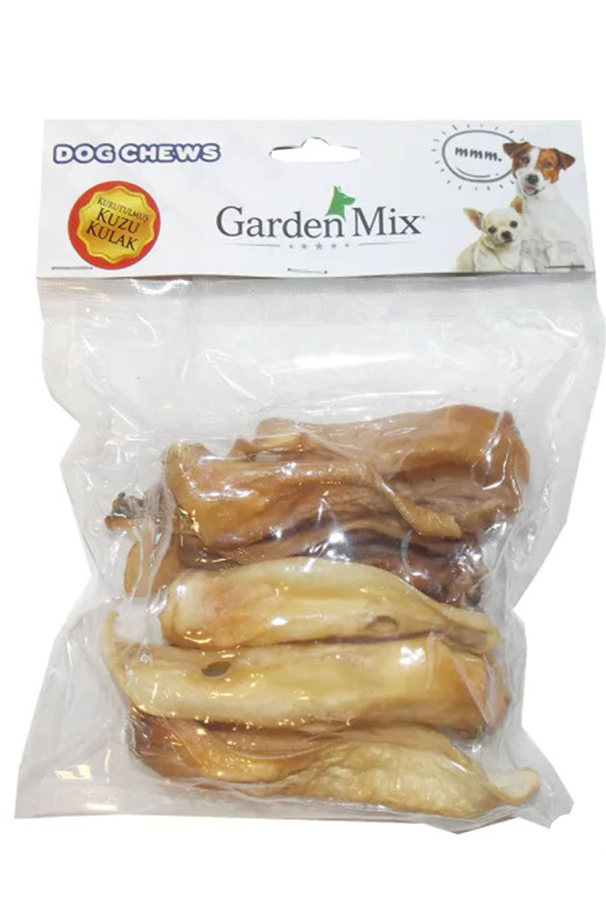 Garden Mix Kurutulmuş Kuzu Kulak Köpek Ödül Maması 100gr