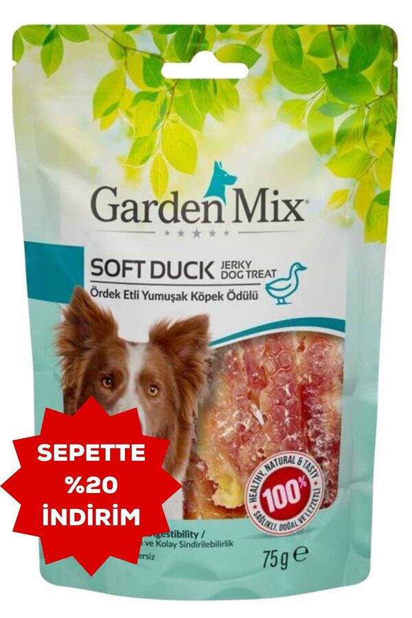 Garden Mix Ördek Etli Yumuşak Köpek Ödülü 75gr