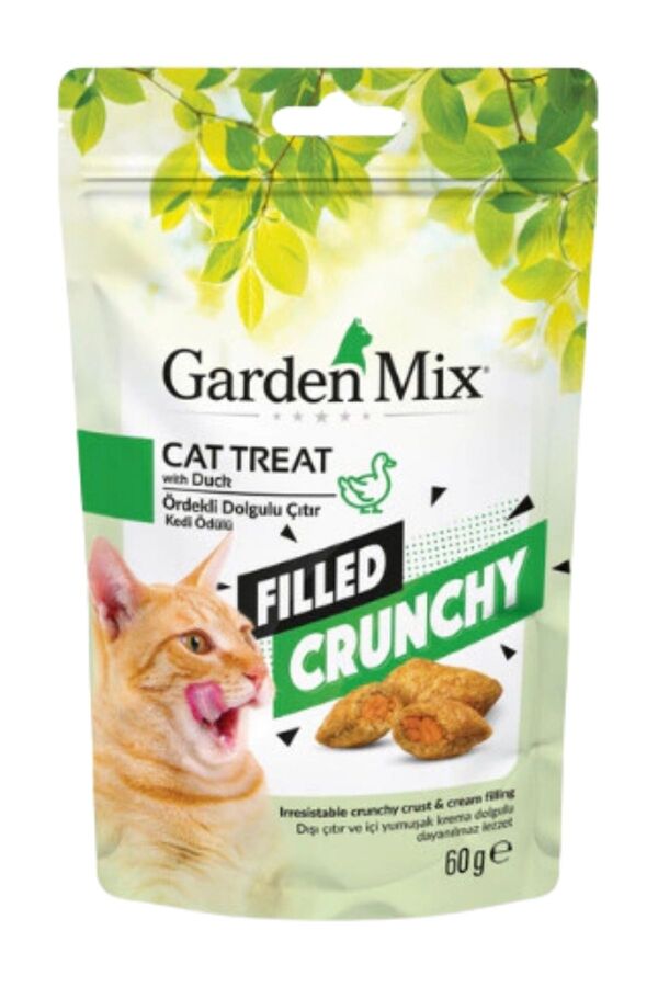 Garden Mix Ördekli İçi Dolgulu Kedi Ödül Maması 60gr