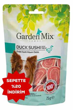 Gardenmix Ördekli Sushi Köpek Ödül Maması 75gr - Thumbnail