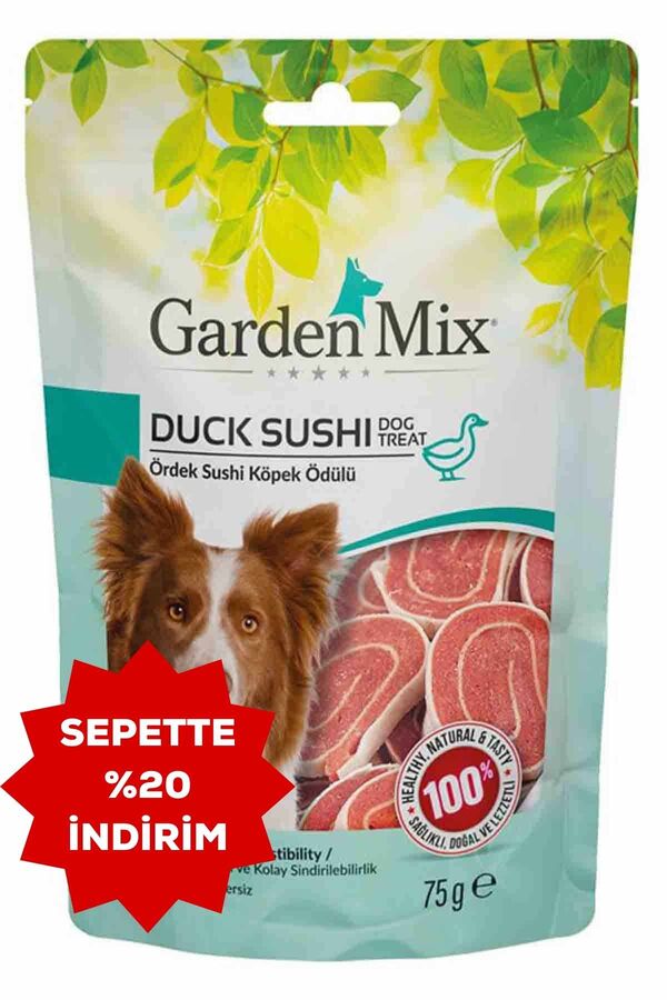 Gardenmix Ördekli Sushi Köpek Ödül Maması 75gr