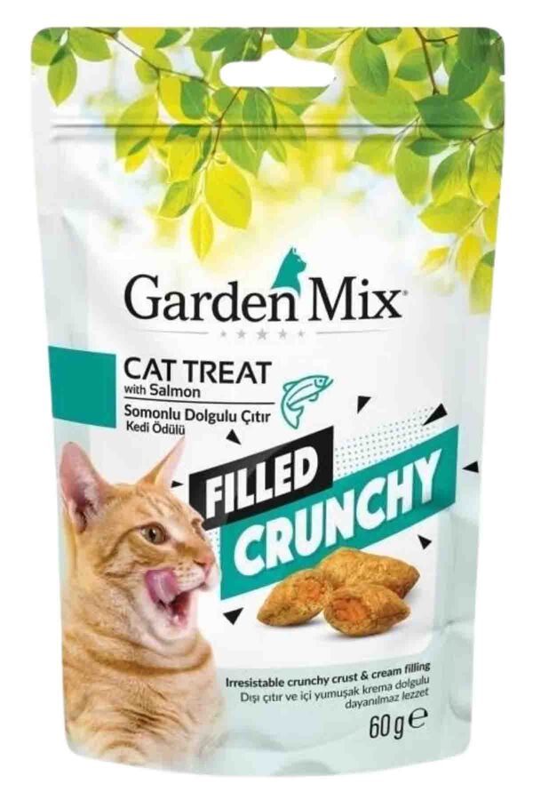 Garden Mix Somonlu İçi Dolgulu Kedi Ödül Maması 60gr