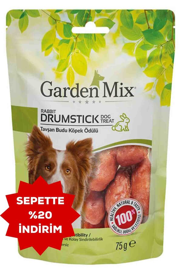 Gardenmix Tavşan Budu Köpek Ödül Maması 75gr