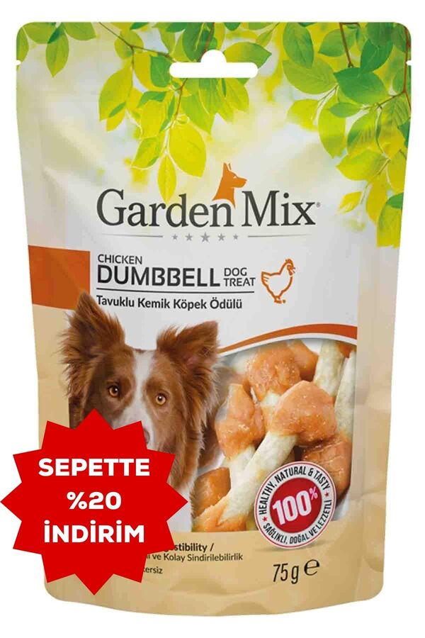 Gardenmix Tavuklu Kemik Köpek Ödül Maması 75gr