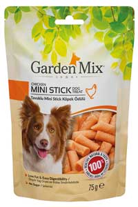 GARDEN MIX - Gardenmix Tavuklu Mini Stick Köpek Ödül Maması 75gr