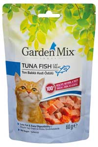 GARDEN MIX - Gardenmix Ton Balıklı Kedi Ödül Maması 60gr