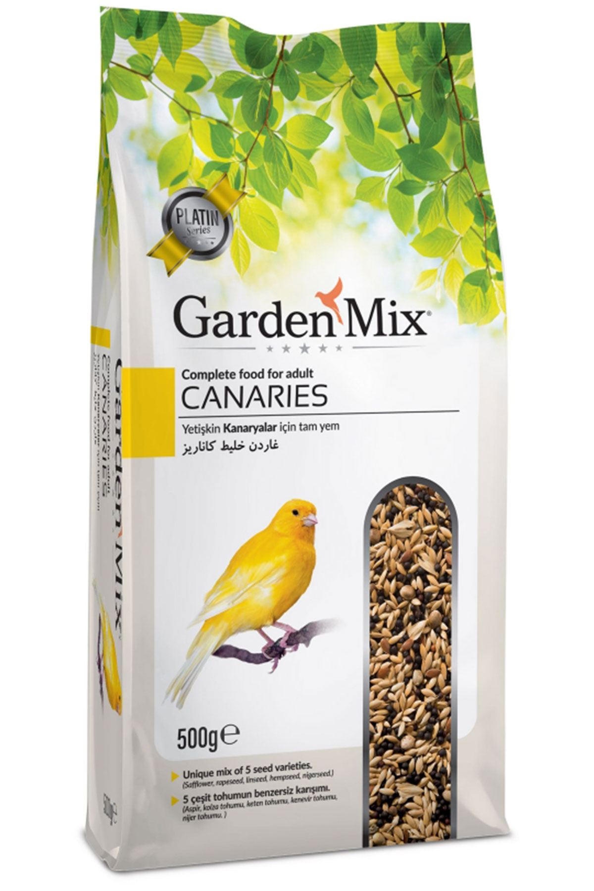 Garden Mix Platin Kanarya Kuşu Yemi 500gr