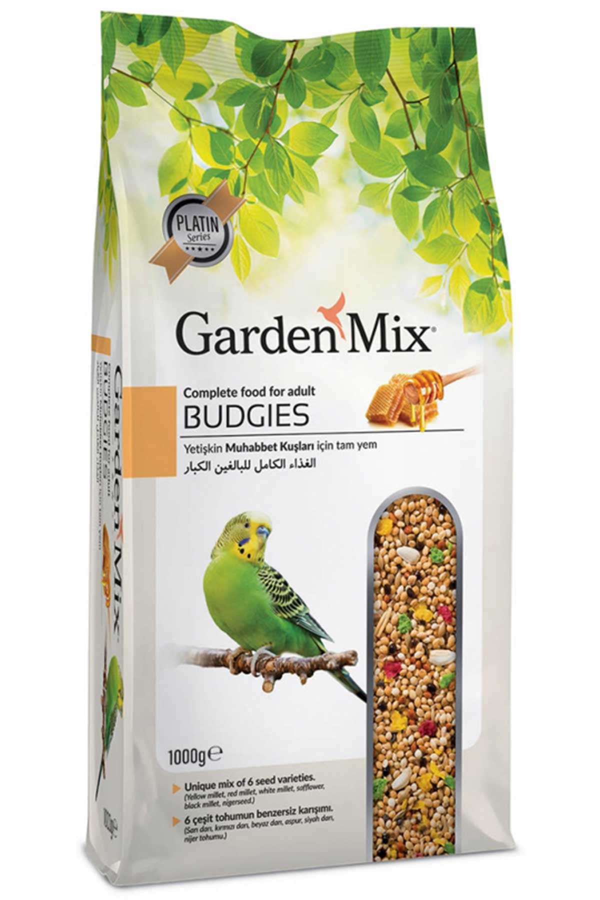 Gardenmix Platin Ballı Muhabbet Kuş Yemi 1kg