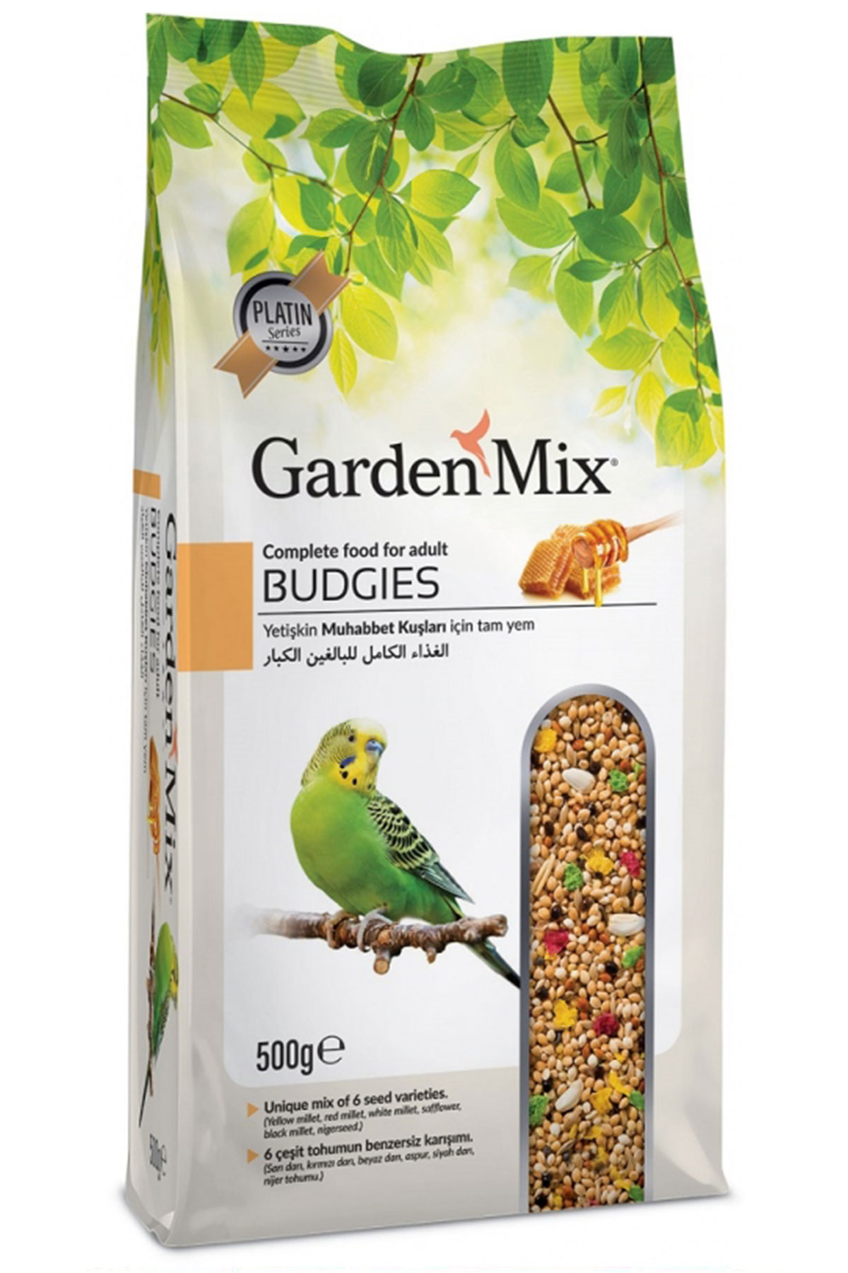 Garden Mix Platin Ballı Muhabbet Kuşu Yemi 500gr