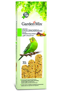 GARDEN MIX - GardenMix Platin Meyveli Kuş Krakeri 3'lü