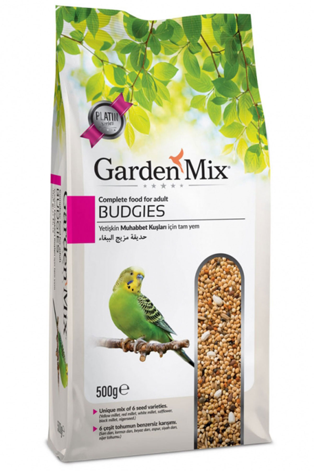 Garden Mix Platin Muhabbet Kuşu Yemi 500gr