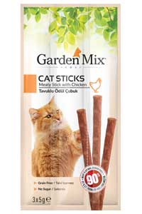 Garden Mix Tavuk Etli Kedi Ödül Çubuğu 3x15gr