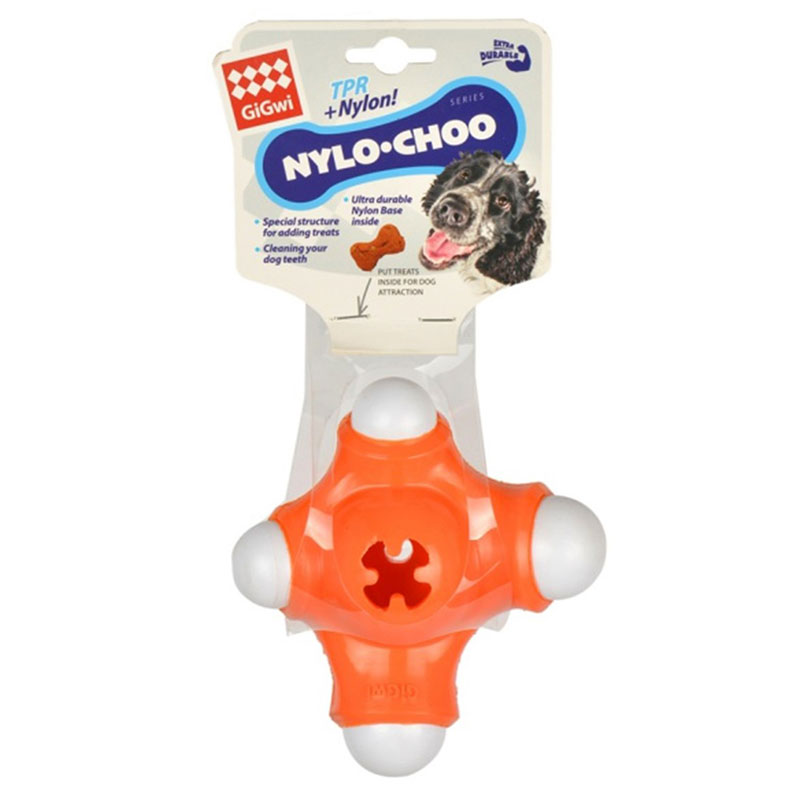 Gigwi Nylo-Choo Köpekler için Diş Kaşıyıcı Ödül Oyuncağı 15cm