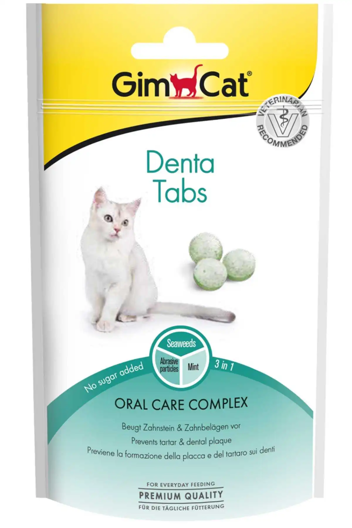 Gimcat Denta Tabs Ağız Diş Sağlığı Kedi Ödül Tableti 40 Gr
