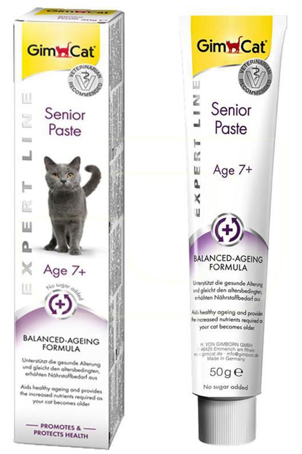 GimCat Expert Line Senior Paste Yaşlı Kedi Vitamin Macunu 50gr