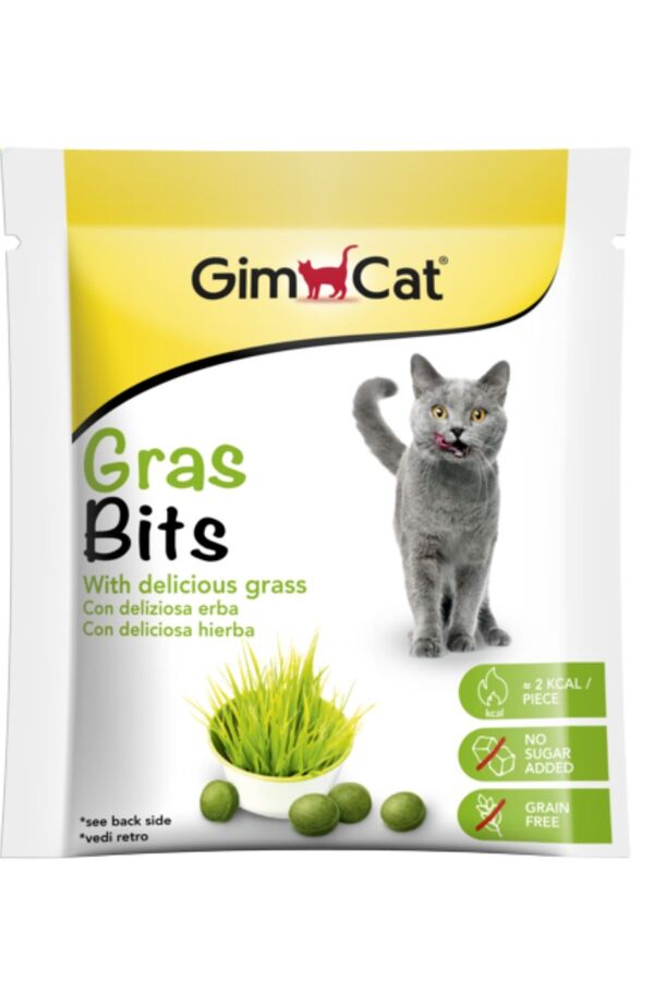 Gimcat Gras Bits Kedi Ödül Tableti 15gr