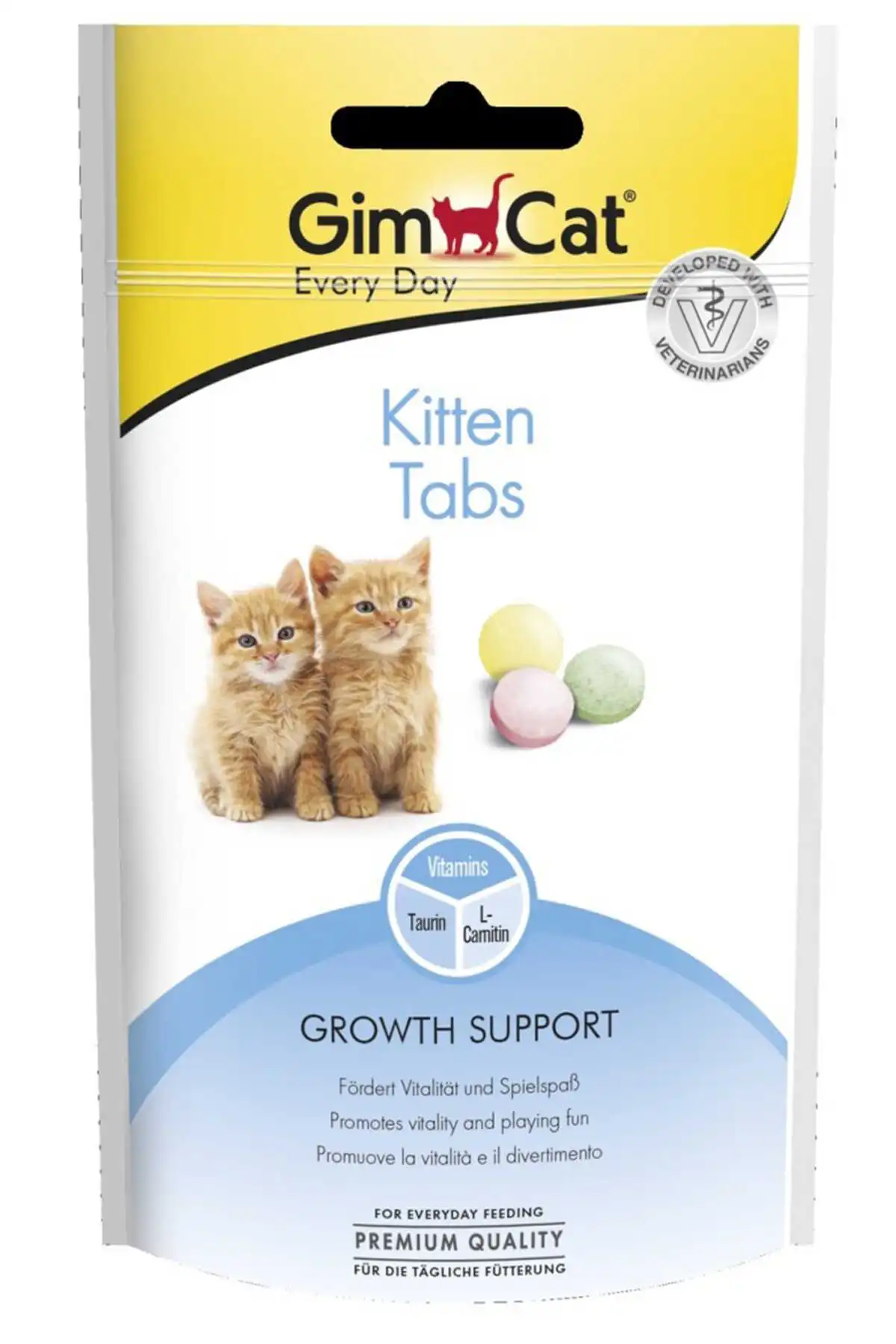 GIMCAT - GimCat Kitten Tabs Yavru Kedi Ödül Tableti 40gr
