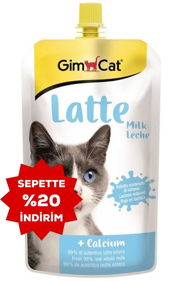 GimCat Milk Latte Kedi Sütü 200 ml