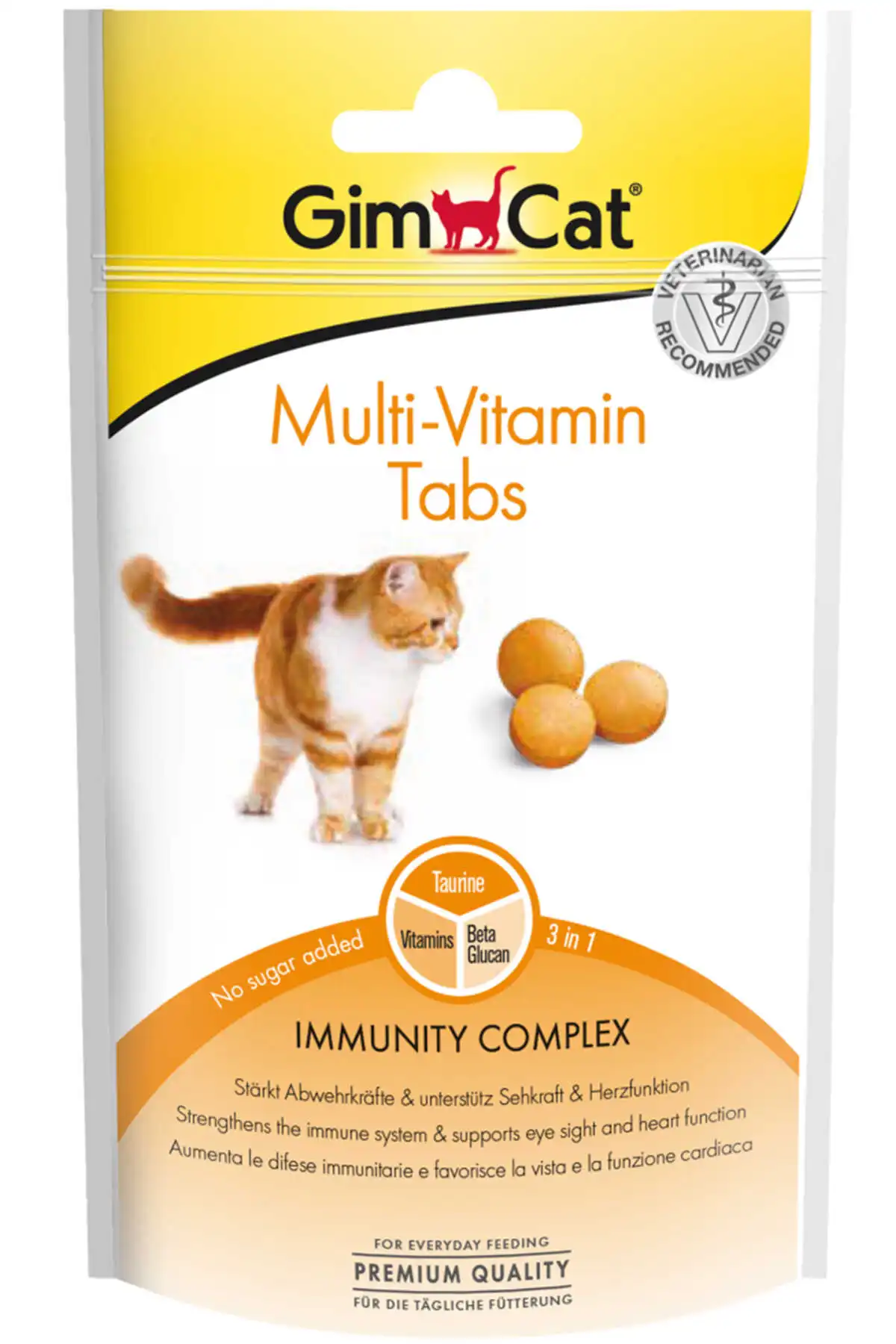 GIMCAT - GimCat Multivitamin Kedi Ödül Tableti 40gr