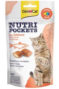 GIMCAT - Gimcat Nutri Pockets Somonlu Kedi Ödülü 60gr
