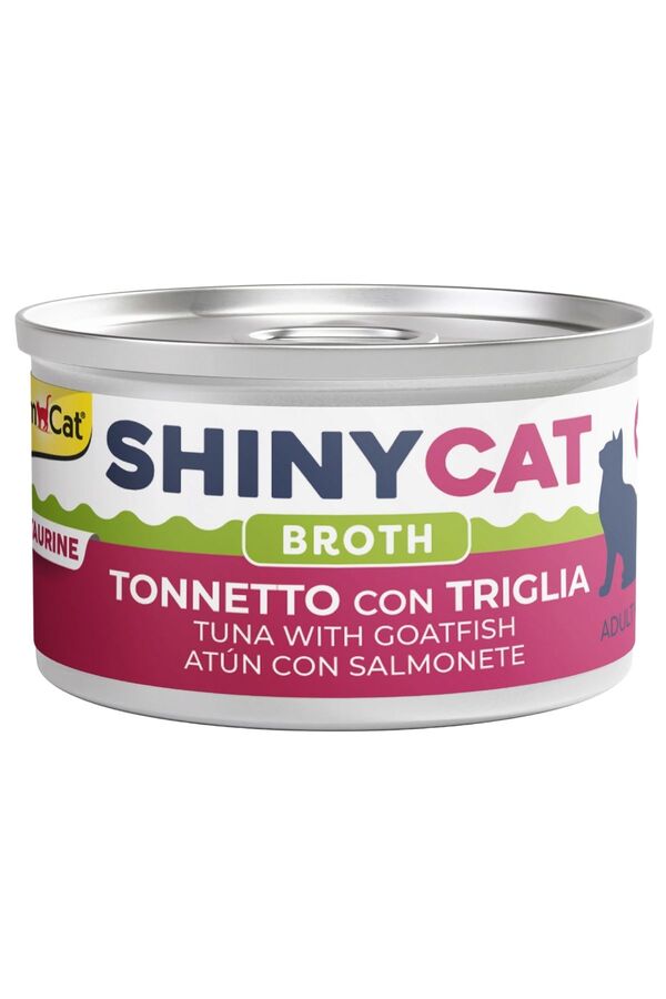 Gimcat Shinycat Broth Barbun ve Ton Balıklı Kedi Konservesi 70gr